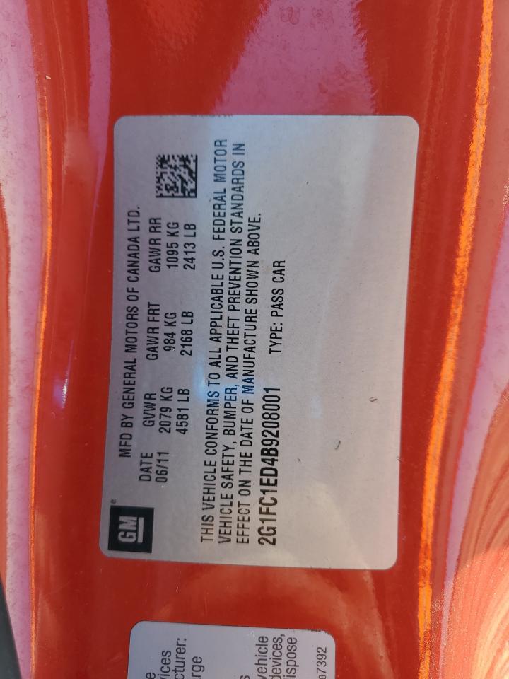 Chevrolet Camaro Lt Image 8