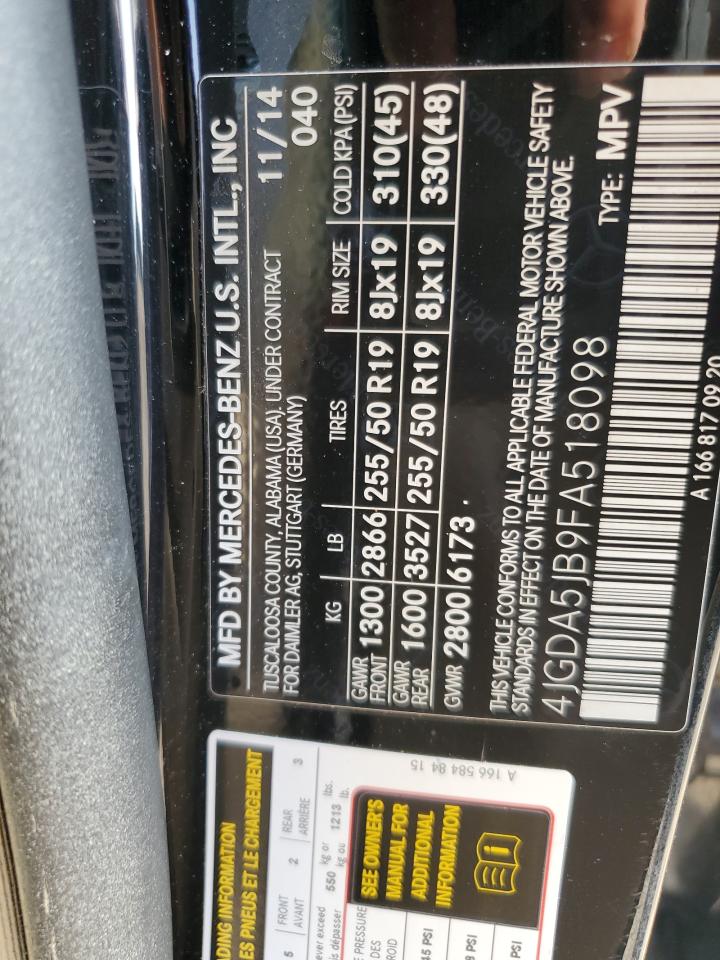 Mercedes-Benz M-Class 350 Image 10