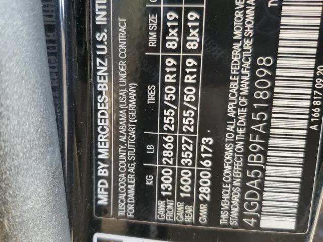 Mercedes-Benz M-Class 350 Image 10