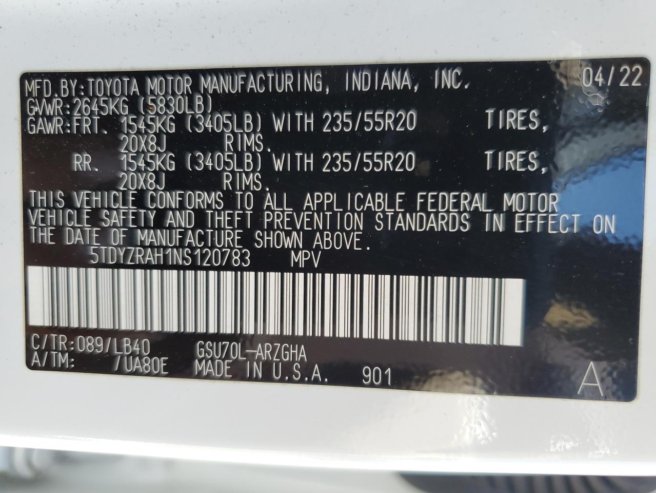 Toyota Highlander Limited Image 7