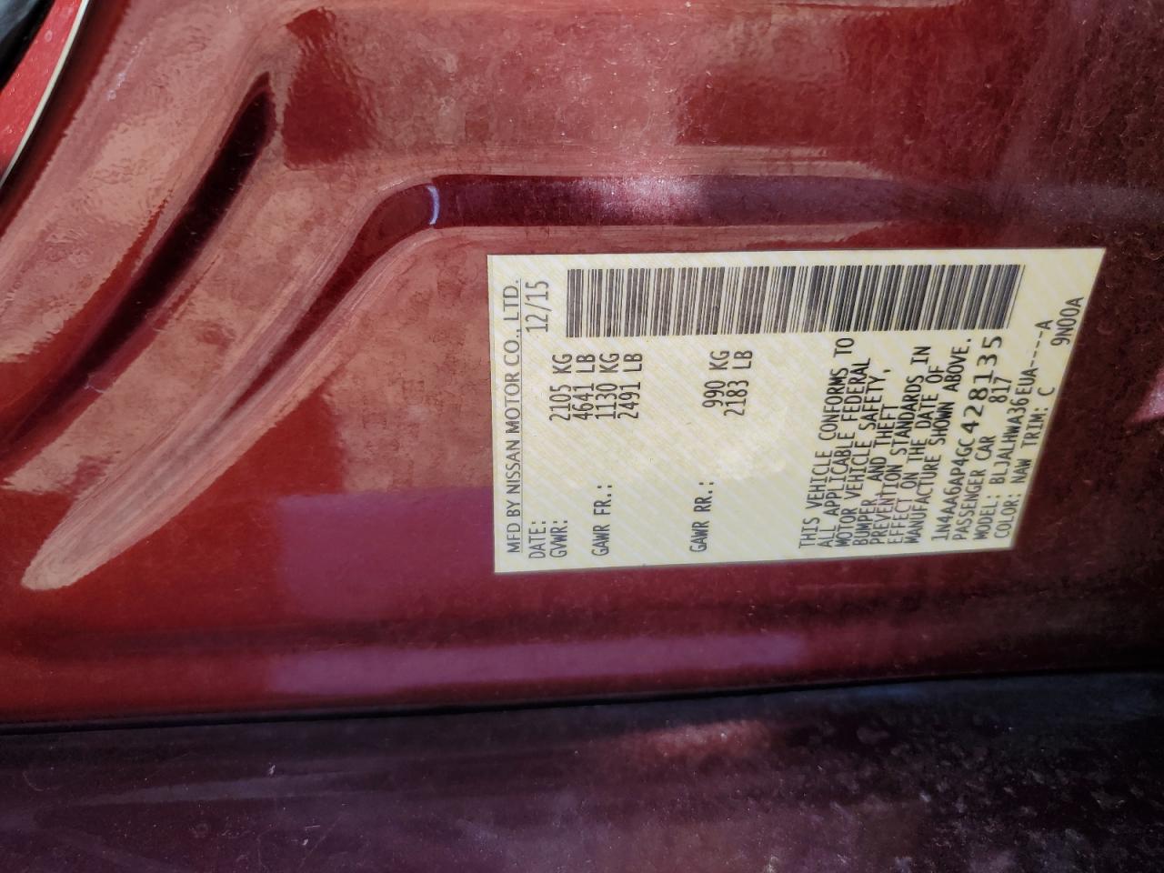 Nissan Maxima 3.5s Image 9