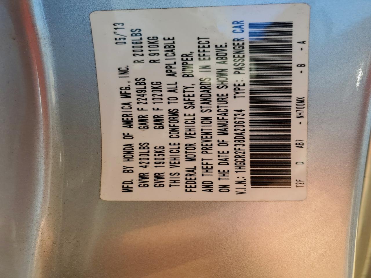 Honda Accord Lx Image 11