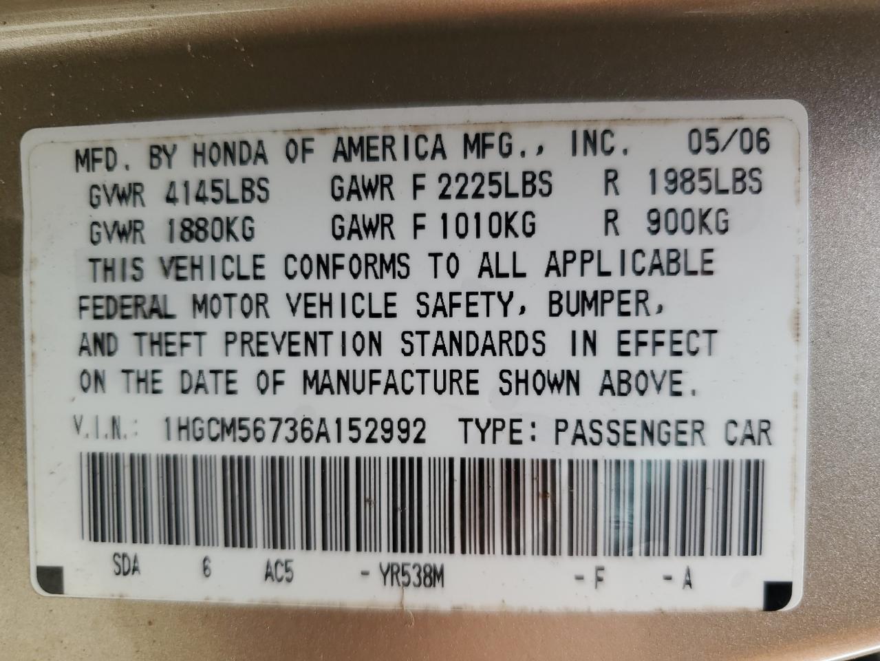 Honda Accord Ex Image 10