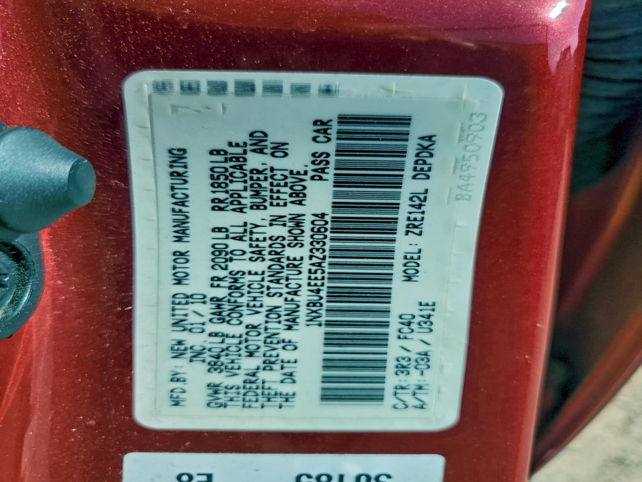 Toyota Corolla Base Image 11