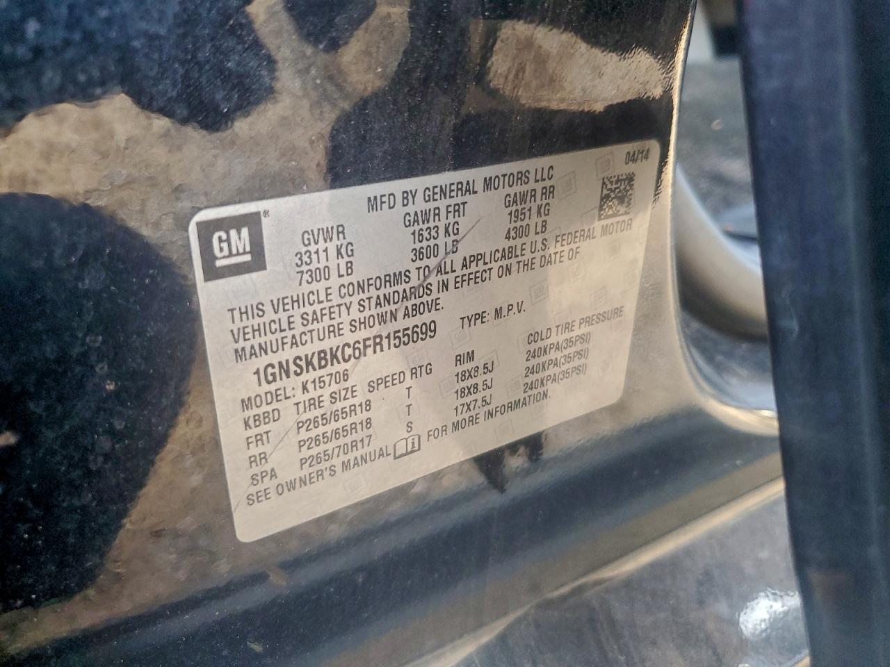 Chevrolet Tahoe K1500 Lt Image 13